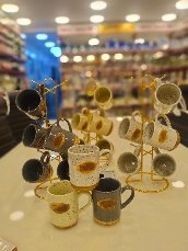 حامل مجات مع 6 قطع