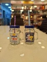 كوب زجاجي بستيكر