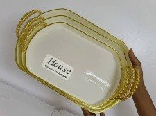 طقم صنية 3 بلاستيك