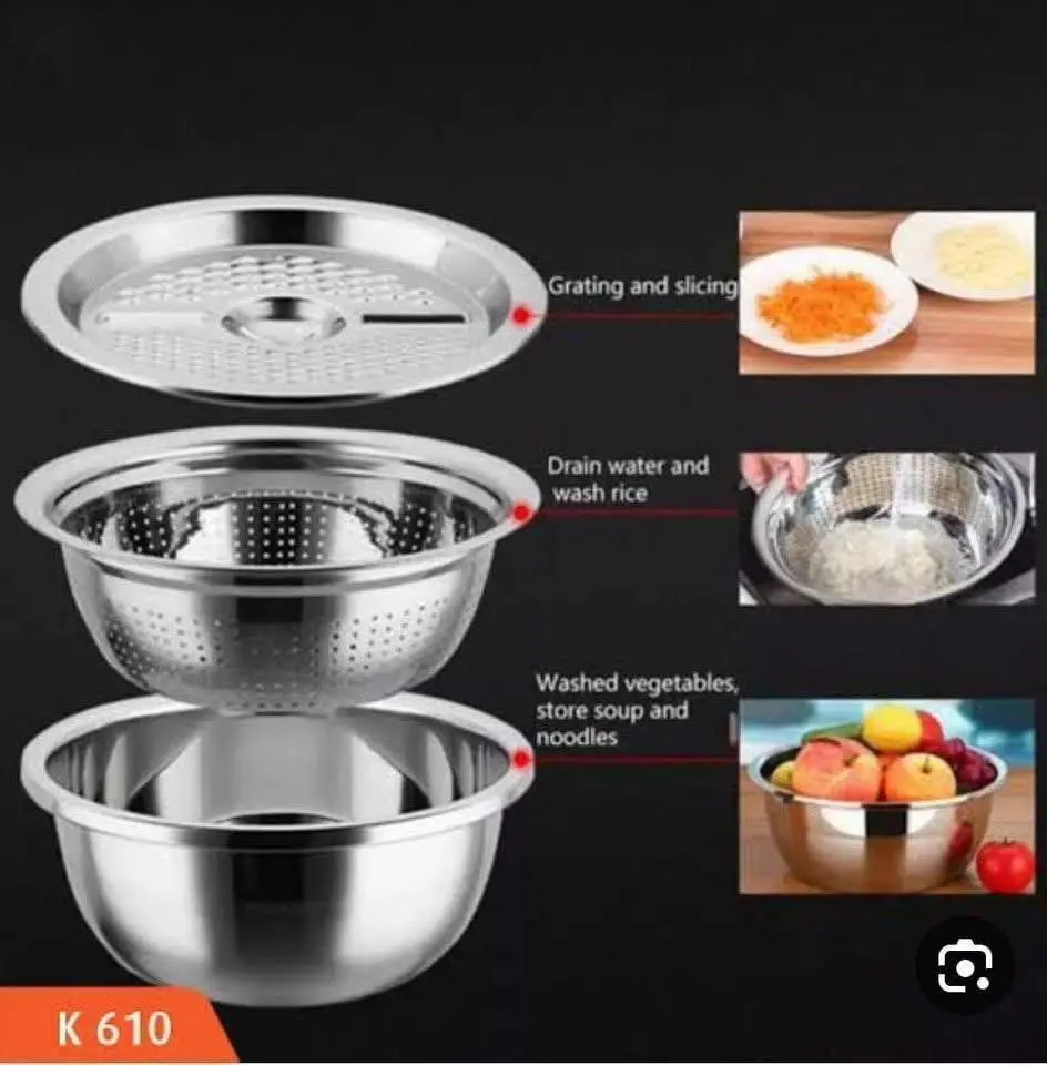 طقم عجان بالمصفه بالمبشره 3 قطع