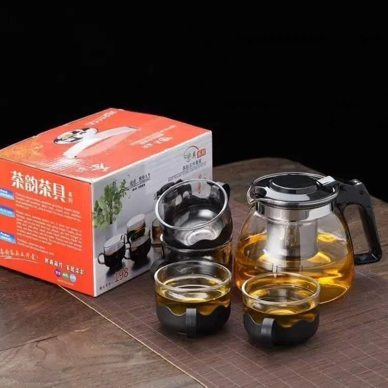 براد زجاج حراري بالفنجان